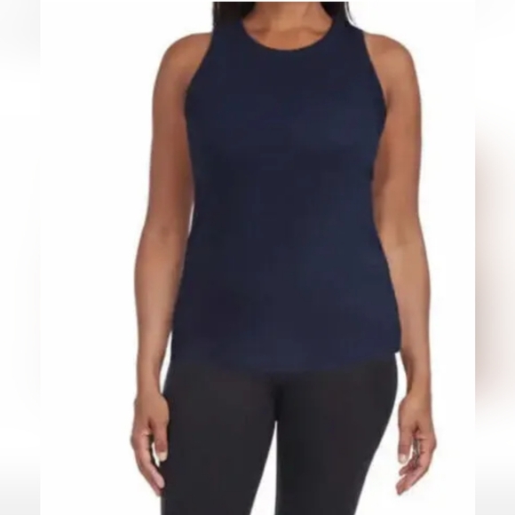 Danskin Womens Rib Tank Top 3 Pack Soft Ribbed Activewear Racerback Size Medium - Picture 4 of 7